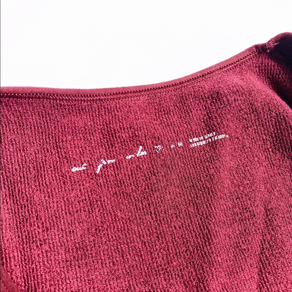 Out From Under - Markie Scoop Neck Bodysuit (red) - Picture 4 of 4